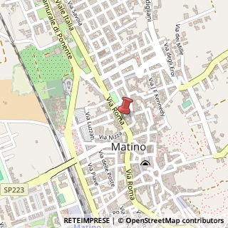Mappa Via Roma, 149, 73046 Matino, Lecce (Puglia)