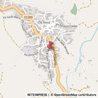 Mappa Via Brigata Sassari, 26, 08036 Ortueri, Nuoro (Sardegna)