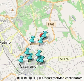 Mappa Lotto, 73042 Casarano LE, Italia (2.01545)