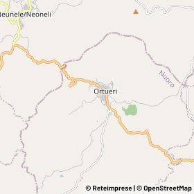 Mappa Ortueri