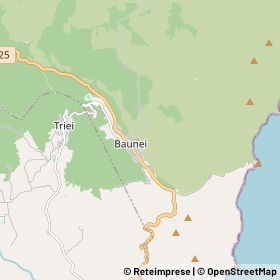 Mappa Baunei