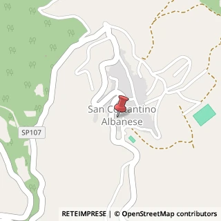 Mappa Via Ludovico Ariosto, 3, 85030 San Costantino Albanese, Potenza (Basilicata)