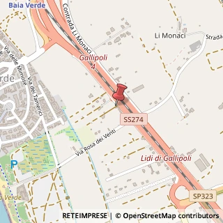 Mappa km, 2,7, 73014 Gallipoli, Lecce (Puglia)