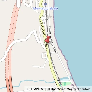 Mappa Corso della Vittoria, 250, 87070 Montegiordano, Cosenza (Calabria)
