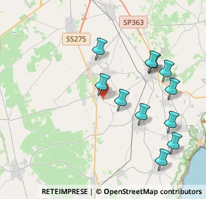 Mappa Via Surano, 73038 Spongano LE, Italia (4.42818)