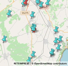 Mappa Via Surano, 73038 Spongano LE, Italia (5.8085)