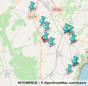 Mappa Via Surano, 73038 Spongano LE, Italia (4.58923)