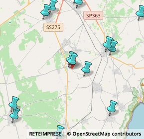 Mappa Via Surano, 73038 Spongano LE, Italia (6.41438)