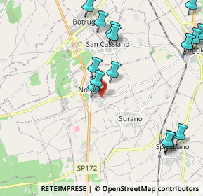 Mappa Via Surano, 73038 Spongano LE, Italia (2.86647)