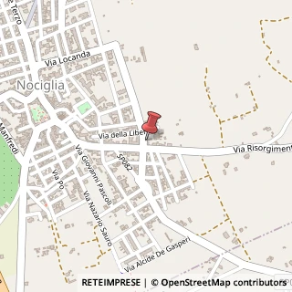 Mappa Via Trento, 36, 73020 Nociglia, Lecce (Puglia)