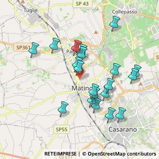 Mappa Via Cairoli, 73046 Matino LE, Italia (2.0385)