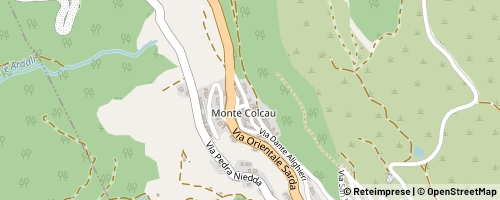 Mappa Baunei