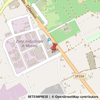 Mappa S.P. Casarano-Parabita (Centro Polif.Le Vele, 73046 Matino LE, Italia, 73046 Matino, Lecce (Puglia)