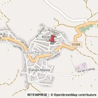 Mappa Piazza Italia, 1, 09082 Busachi, Oristano (Sardegna)