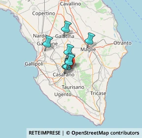 Mappa Strada Vicinale Casarano Masseria Palla, 73042 Casarano LE, Italia (17.75167)