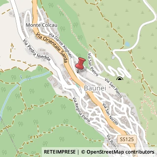 Mappa Via San Pietro, 58, 08040 Baunei, Nuoro (Sardegna)