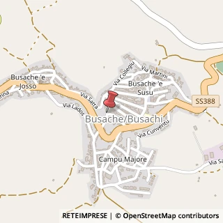 Mappa Via manzoni 10, 09082 Busachi, Oristano (Sardegna)