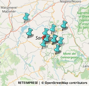 Mappa Sorgono, 08038 Sorgono NU, Italia (9.70438)