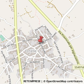 Mappa Via Vitt. Veneto, 23, 73030 Ortelle, Lecce (Puglia)