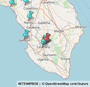 Mappa Z.I. Tronco, 73042 Casarano LE, Italia (24.95188)