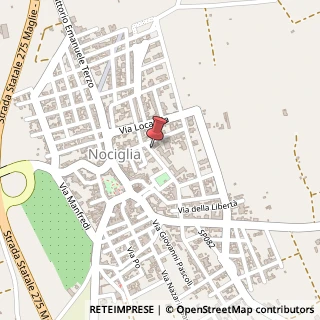 Mappa Via G. Oberdan, 22, 73020 Nociglia, Lecce (Puglia)