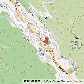 Mappa Via Orientale Sarda, 87, 08040 Baunei, Nuoro (Sardegna)