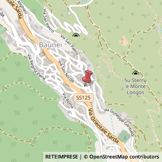 Mappa Via Stazione, 95, 08040 Baunei, Nuoro (Sardegna)