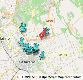 Mappa Taviano, 73042 Casarano LE, Italia (1.789)
