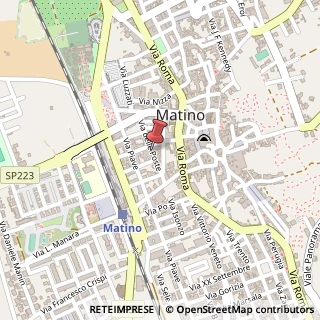 Mappa Via Unità D'Italia, 35, 73046 Matino, Lecce (Puglia)