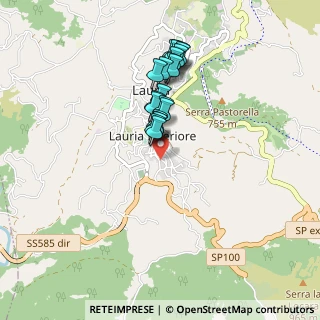 Mappa Via Lucente, 85044 Lauria PZ, Italia (0.796)