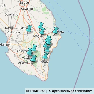 Mappa Zona PIP - Vicinanze Fiera, 73030 Ortelle LE, Italia (11.37857)