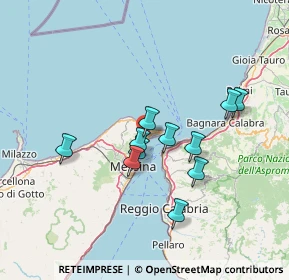 Mappa Messina, 98158 Messina ME, Italia (12.94818)