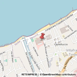 Mappa Via Principe di Castelnuovo, 30, 98049 Villafranca Tirrena, Messina (Sicilia)