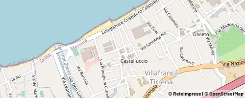 Mappa Villafranca Tirrena