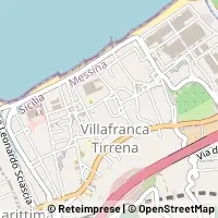 지도 Villafranca Tirrena