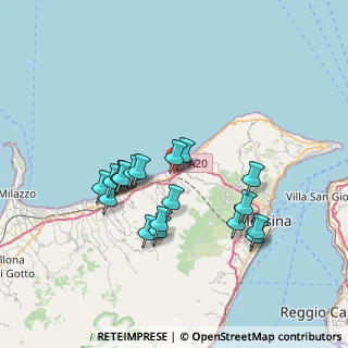 Mappa SS113, 98049 Villafranca Tirrena ME, Italia (7.29368)