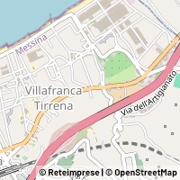 지도 Villafranca Tirrena