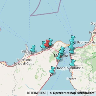 Mappa Via Marina Margi, 98049 Villafranca Tirrena ME, Italia (13.56583)