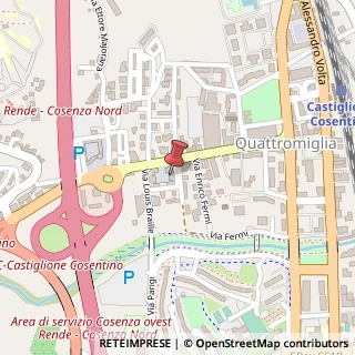 Mappa Via Umberto Boccioni, 20a, 87036 Rende, Cosenza (Calabria)