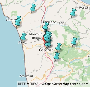 Mappa Via F. de Pisis, 87036 Rende CS, Italia (12.08438)