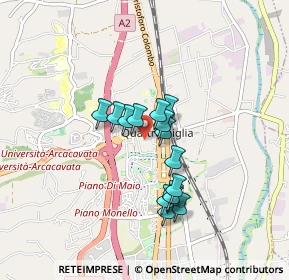 Mappa Via F. de Pisis, 87036 Rende CS, Italia (0.7)