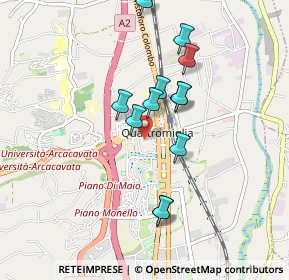 Mappa Via F. de Pisis, 87036 Rende CS, Italia (0.8475)