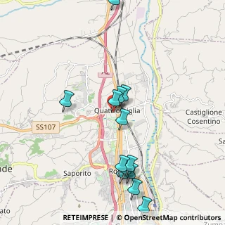 Mappa Via F. de Pisis, 87036 Quattromiglia CS, Italia (2.36385)