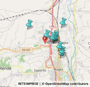 Mappa Contrada S. Gennaro, 87036 Rende CS, Italia (1.24727)