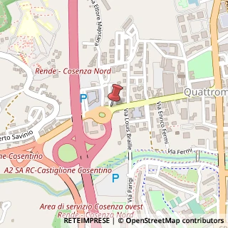 Mappa Via G. Marconi, 140, 87036 Rende, Cosenza (Calabria)