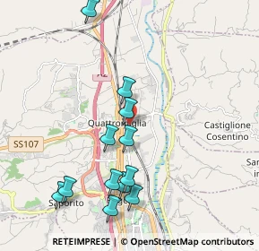 Mappa 7 87036 87036 Quattromiglia CS, 87036 Rende CS (2.42385)