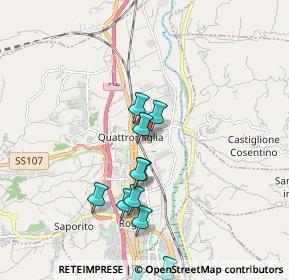 Mappa 7 87036 87036 Quattromiglia CS, 87036 Rende CS (2.13818)