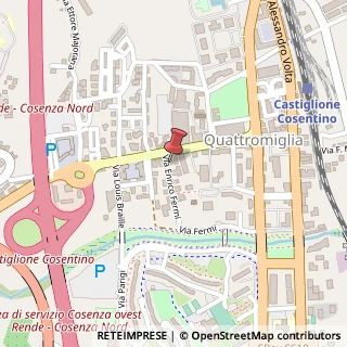 Mappa Via Enrico Fermi, 13, 87036 Rende, Cosenza (Calabria)