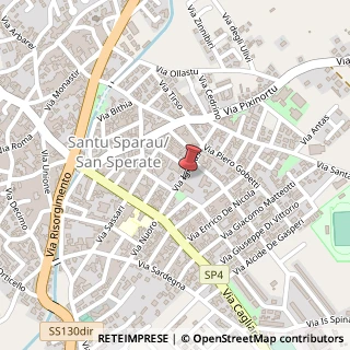 Mappa Via Iglesias, 16, 09026 San Sperate, Medio Campidano (Sardegna)