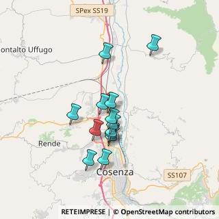 Mappa Via Alessandro Volta Traversa 1 n., 87036 Quattromiglia CS, Italia (3.22692)